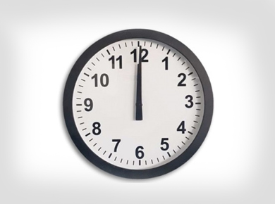 Single Side Analog Clock